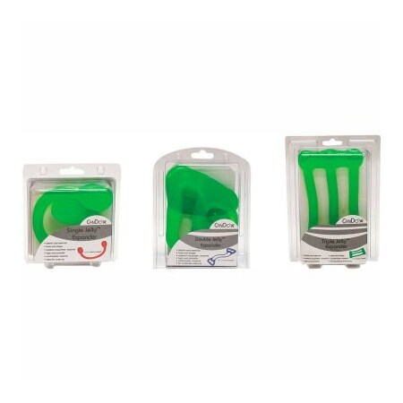 Fabrication Enterprises CanDo Single, Double & Triple Jelly Expander Kit, Green, Medium, 3/Kit 10-1563